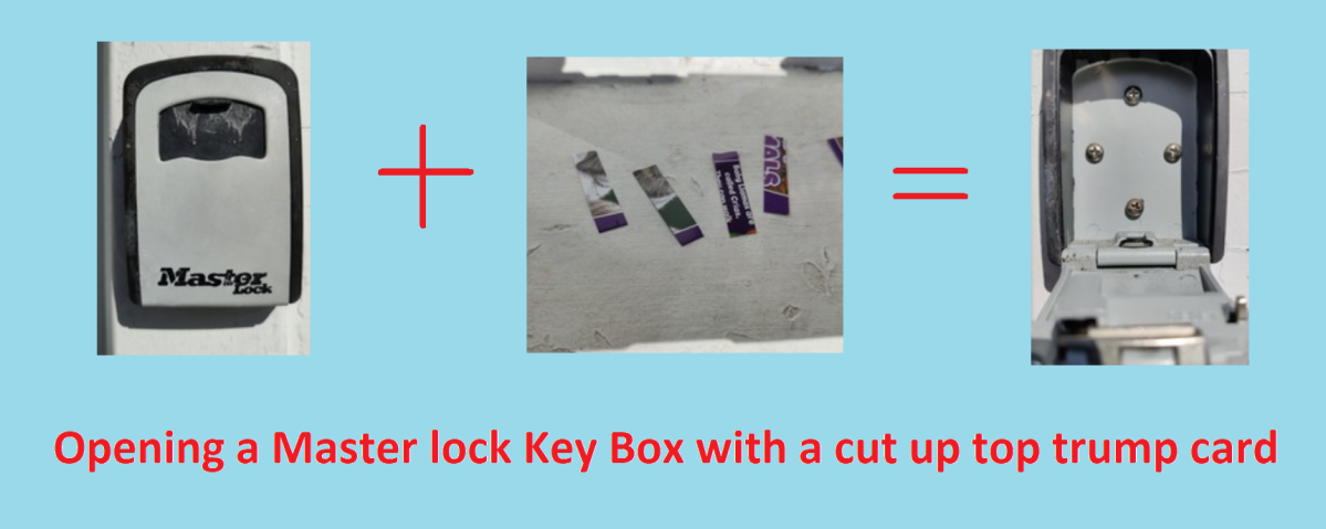 Beating a Master Lock (key box)